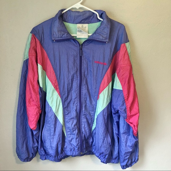 adidas Jackets & Blazers - [Adidas] Vintage Multicolored Windbreaker-Large